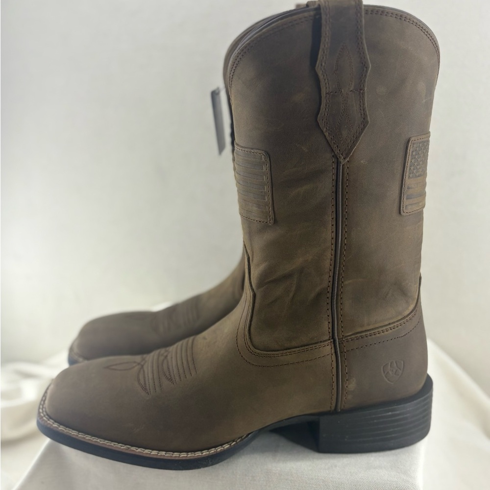 Ariat Sport Patriot II Leather Western Work Boots - size 10 EE new in box